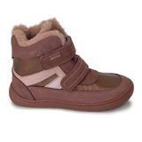 Dievčenské zimné barefoot topánky LETY, PRO-tex, Protetika, ružová