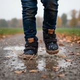 Fiú barefoot bokacsizma TEX AUTUMN Dark Blue Froddo G3110266