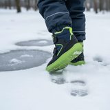 Ghete de iarnă pentru băieți GERO GREEN, PRO-tex, Protetică, verde