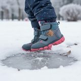 Cizme de iarnă pentru copii, Bugga, B00143-04, albastru