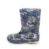 PVC gyermek csizma, Pidilidi, PL0032-10, sötétkék