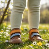 Gyerek barefoot tornacipő FIRST STEP COGNAC Froddo G2130369-4