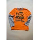 tričko chlapčenské s dlhým rukávom, Wendee, ozfb101639-1, oranžová