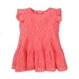 Šaty dievčenské krajkové, Minoti, Fruits 5, ružová