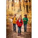 mikina detská s kapucňou, Sobe, 14KECSSRT4249, červená