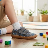 Detské plátené barefoot tenisky CANVAS GRAY+ Froddo G1700440-8