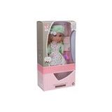 Módní panenka se zvukem a kabelkou v dárkovém balení s bateriemi