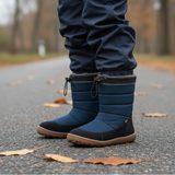 Froddo gyerek téli barefoot hócsizma UP TEX SNOW WOOL Dark Blue G3160249-1