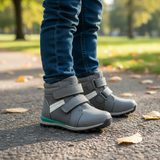 Fiú túrabakancs, szigetelt, Bugga, B00135-09, szürke