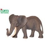 E - Figurină Elefant African 16cm, Atlas, W101804