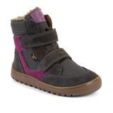 Ghete barefoot de iarnă pentru copii UP HILL WOOL Dark Gray Froddo G3160262-13