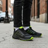 Gyerek outdoor fűzős cipő Bugga ORZA Black B00207-10