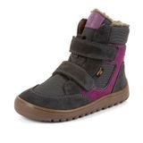 Detské zimné barefoot topánky UP HILL WOOL Dark Gray Froddo G3160262-13