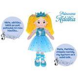 Česky zpívající panenka Princezna Adélka 35 cm v detailně zdobených šatech
