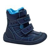 chlapecké zimní boty Barefoot TOREN, protetika, modrá 