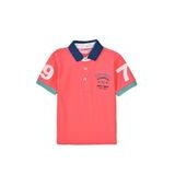 Tricou polo cu mânecă scurtă pentru băieți, Minoti, Resort 4, roșu