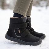 Detské zimné barefoot topánky UP HILL WOOL Black Froddo G3160262-9
