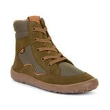 Detská zimná barefoot obuv TEX WOOL GROW Olive, Froddo, G3160234-3, olivová