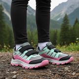 Pantofi outdoor pentru fete cu arici Bugga TARA Gray B00202-01