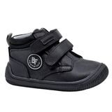 Chlapčenská celoročná obuv Barefoot TENDO BLACK, Protetika, čierna 