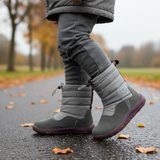 Detská zimná barefoot obuv s membránou Bugga RUBA Grey B00197-09