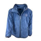 Unisex bolyhos állógalléros pulóver Pidilidi PD1206-04 kék
