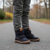 Fiú téli barefoot cipő TEX WINTER Dark Blue Froddo G3160247