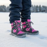 Ghete iarna membrana impermeabila, Bugga, b00130-03, roz