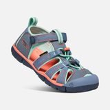 Detské sandále SEACAMP II CNX, FLINT STONE/OCEAN WAVE, keen, 1022990/1022975, modré