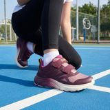 Dievčenské outdoorové topánky na suchý zips Bugga SOLIS Pink B00204-03
