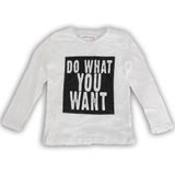 Tricou pentru băieți, Minoti, MONO 4, alb