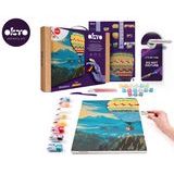 Kreativní sada OKTO 3D obraz s motivem letu horkovzdušným balónem