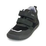 Cizme all-season pentru băieți cu membrană Barefoot BANET BLACK, Protezare, negru