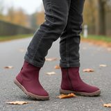 Detské zimné barefoot čižmy ZERU TEX BOOT Bordeaux G3160257-6