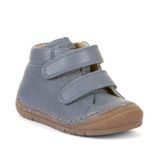 Chlapecké barefoot bačkory FLEXY WOOLY Denim; Froddo; G1700378-1; modrá