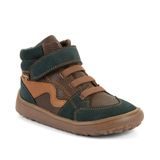 Chlapčenské celoročné členkové barefoot topánky TEX GO BROWN+ Froddo G3110265-17