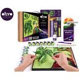 Kreativní sada OKTO Manga 3D obraz s motivem živlu Země