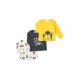 Tricou pentru copii 3pack, Minoti, Hug 8, băiat