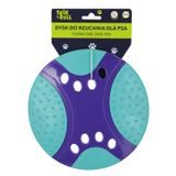 Modrý létající disk pro psy z pružného materiálu o průměru 23 cm