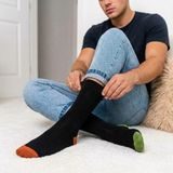 Pánské vysoké ponožky bambusové - 3pack Pidilidi PD0153-02 černá