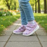 Dievčenská celoročná obuv BREEZE Lila/Multicolor Superfit 1-000365-8520