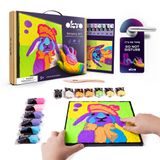OKTO Bunny art set pictură pe pânză 30x30 cm, OKTO, W034365