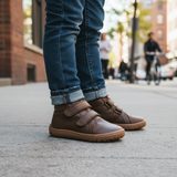 Gyerek bokacsizma barefoot cipő AUTUMN Brown Froddo G3110263-9