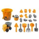 Souprava na písek - 21 ks - bábovky a formičky