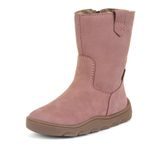 Dievčenské zimné barefoot topánky ZERU TEX BOOT Dark Pink, Froddo, G3160242-3, ružová