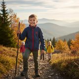 mikina chlapecká chlupatá se stojáčkem, Pidilidi, PD1114-35, tmavě modrá