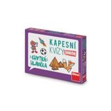 KAPESNÍ KVÍZY JUNIOR - CHYTRÁ HLAVIČKA Cestovní hra, Dino Hry, W012973