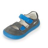 băieți sandale Barefoot TERY GREY, Protetika, gri