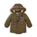 Kabát chlapecký zimní Parka, Minoti, GREAT 2, khaki