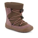 Ghete barefoot de iarnă pentru fete TEX TRACK WOOL Dark Pink Froddo G3160251-15